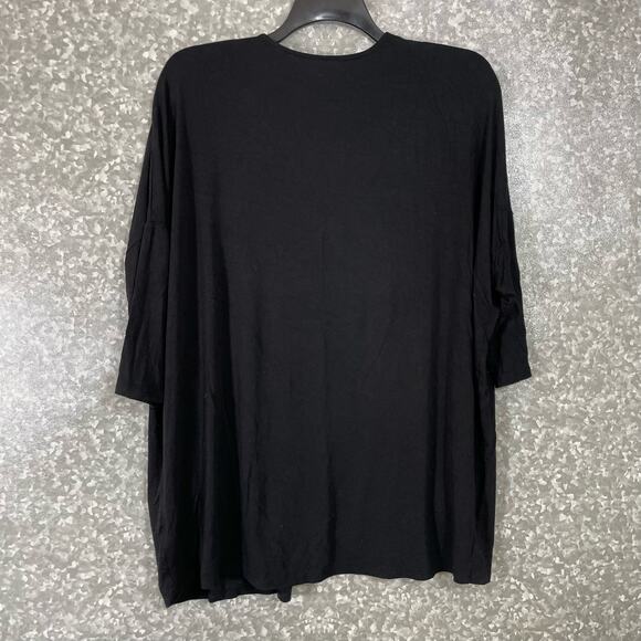 Lane Bryant Women's Plus Size Lightweight Black Cardigan - Size 14/16 - Long - Picture 5 of 5